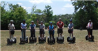Eight Seniors on Segways