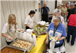 Volunteers Serve Seniors Lunch