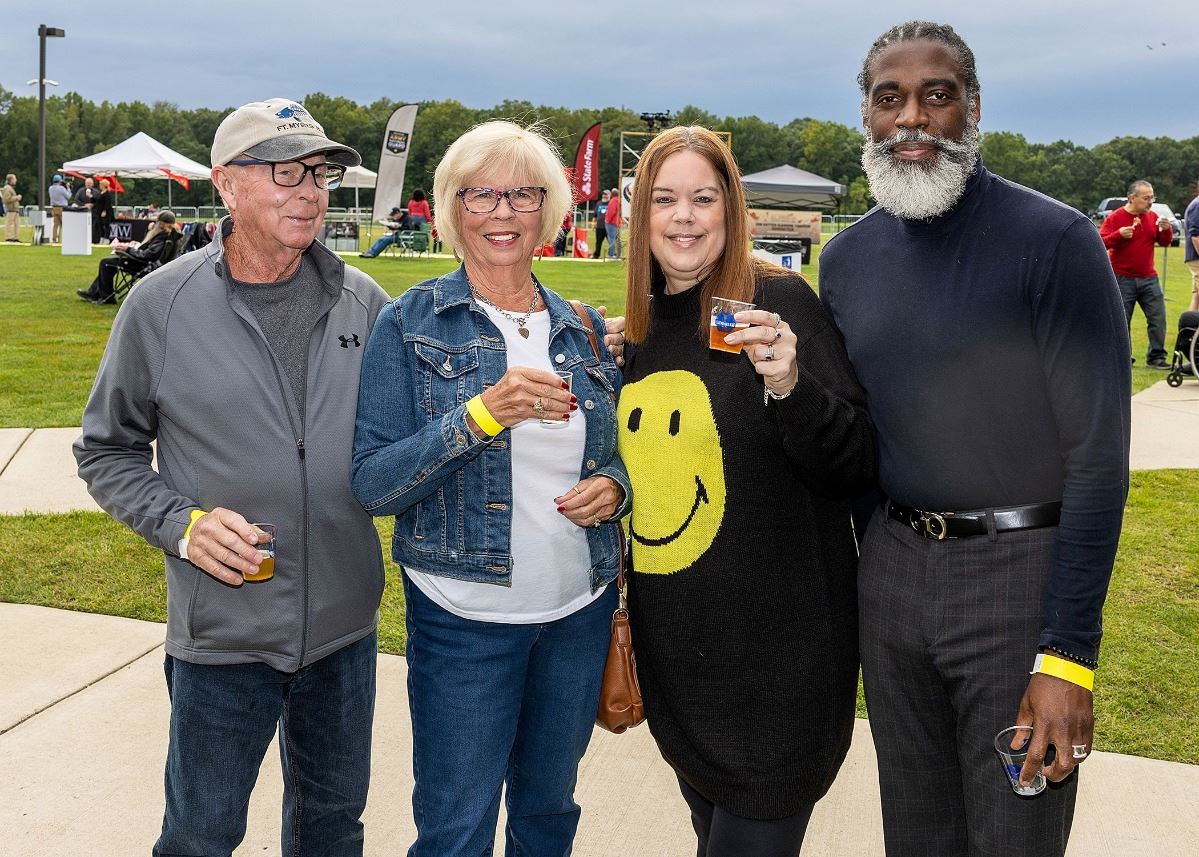 Group of people at the Craft Beer and Wine Festival