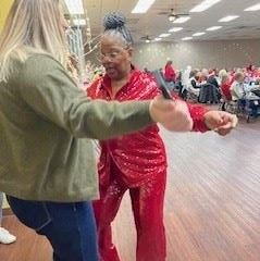 Christmas Party 2023 Women dancing