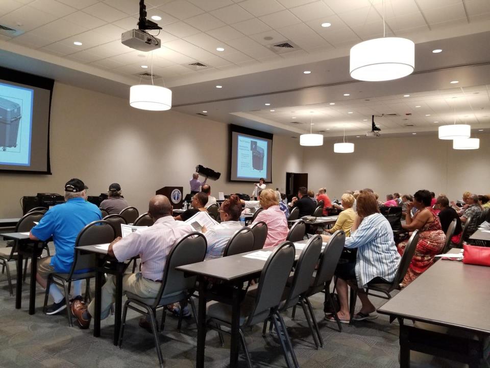 Election Workers Receiving Training